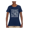 thumbnail image 2 of Straight Outta San Diego SD Fan | Fantasy Baseball Fans | Womens Sports Graphic T-Shirt, Navy, 2XL, 2 of 4
