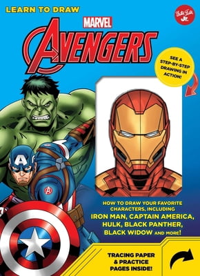 Pre-Owned Learn to Draw Marvel Avengers: How to Draw Your Favorite Characters, Including Iron Man, Captain America, the Hulk, Black Panther, Black Widow, and Mo (Unknown) 1633226611 9781633226616