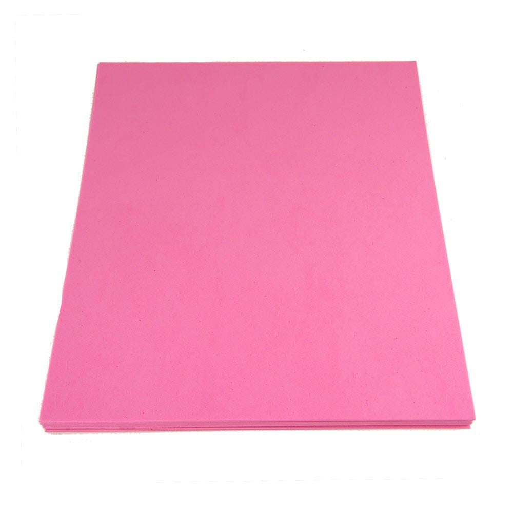 Plain EVA Foam Sheet, 9-1/2-Inch x 12-Inch, 10-Piece, Pink 