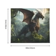 thumbnail image 3 of Disketp Forest Stone-Colored Dragon Tapestry 60x51 InchesTapestry for Living Room Bedroom Home, 3 of 6