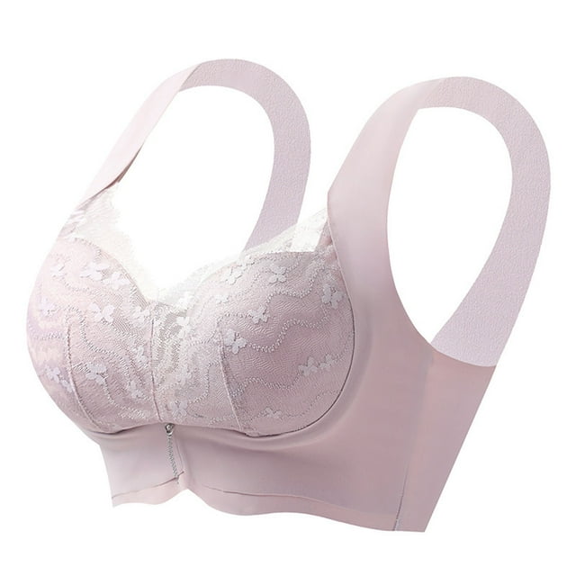 aidice Bras for Women No Underwire Support Seamless Smoothing Comfy Wide Strap Lace Everyday Bralettes