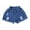 Blue, variant on Gubotare Toddler Denim Shorts Girls Elastic Waist Shorts Drawstring Closure Soft Comfortable Fit (Blue,Size 5-6 Years)