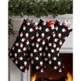 thumbnail image 3 of 3 Pcs Christmas Stockings,Black Christmas Santa Pattern Stockings Christmas,14.8'' Xmas Stockings,Christmas Party Favors,Christmas Party Decorations,Christmas Stockings Personalized, 3 of 5