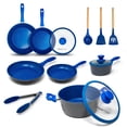 thumbnail image 1 of Batería De Cocina FLAVORSTONE Ligth Set 16 Piezas color Azul, 1 of 5