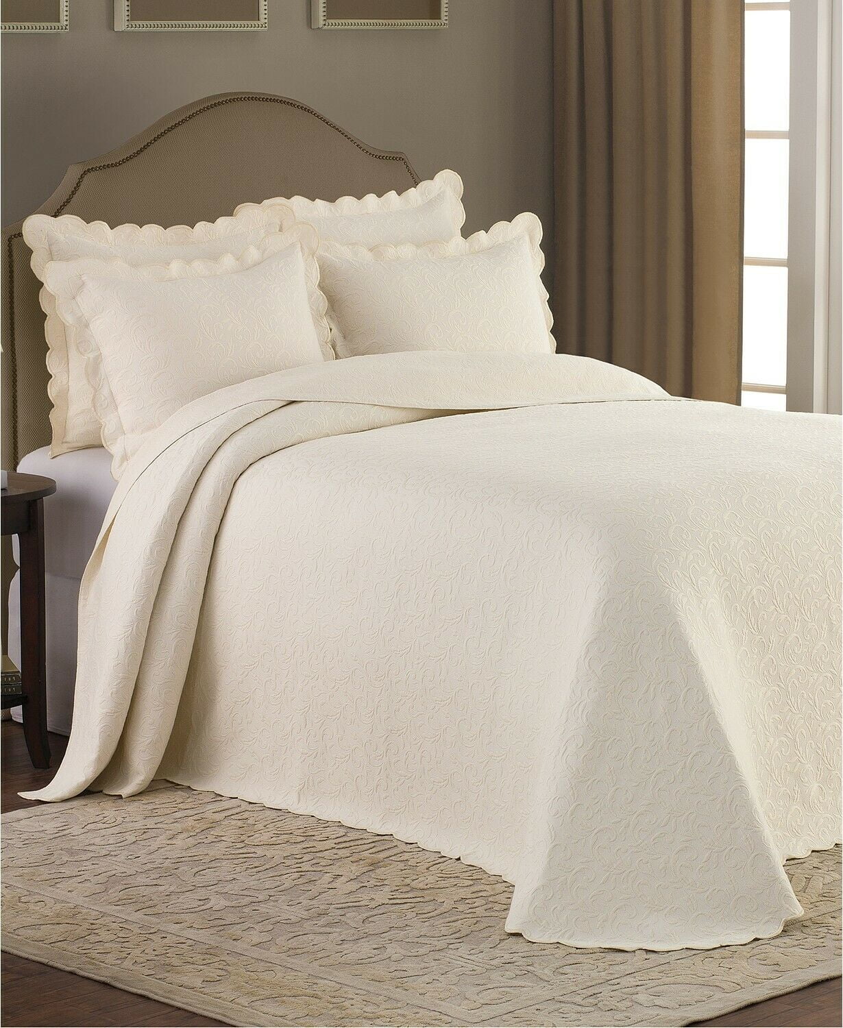Lamont Home Claire Matelasse 100 Cotton Portugal Pillow Sham