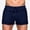 Navy, variant on hoksml Men's 3" Inseam Athletic Shorts, Side Mesh Panels, Elastic Drawstring Waist, Multi-Color, Ideal for Gym and Running