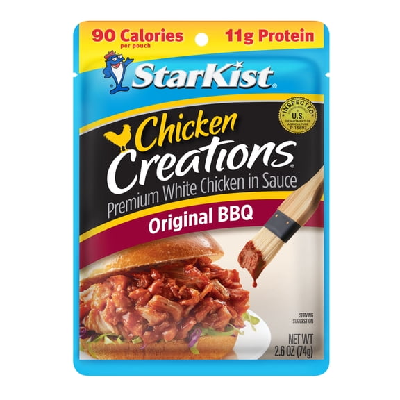 StarKist Chicken Creations, Original BBQ, 2.6 oz Pouch