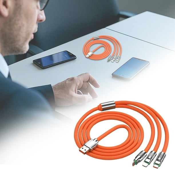 Carga Carga Rápida Sincronización De Datos Usb Para Iphone, Android Y Dispositivos Tipo C