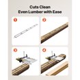 thumbnail image 6 of KFFKFF 15 ft Rail Mill Guide System with Adjustable Aluminum Rails, Chainsaw Mill Kit with 6 Crossbars and 4 Wedges, Ideal for Woodworking and Construction Projects, 6 of 9