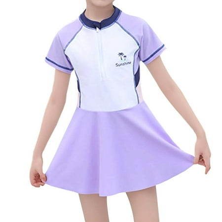 Youmylove Girl s One Piece Swimsuit Girls Swimsuits For Kids Cute And Trendy Swimwear For Big Girls For Pool And Hot Springs Activities Beach Rash Guard Swimwear