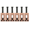 thumbnail image 1 of Guitar Accessories,6Pcs Electric Guitar Saddle Electric Guitar Saddle Musical Instrument Accessories Compact and Lightweight, 1 of 8