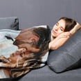 thumbnail image 5 of Custom Photo Blanket for Couples, Personalized Fleece Throw Blankets, Flannel Picture Blanket, Gifts for Husband/Wife/Girlfriend/Boyfriend, Birthday Valentines 32" W x 48" L, 5 of 6