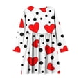 thumbnail image 4 of RXMEKW Robe Fille pour l'École et le Récital avec Manches Longues et Jupe Patineuse Évasée, Robe de Fête Extensible à Col Rond pour les Vacances et le Quotidien, 4 of 6