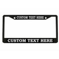 thumbnail image 4 of Daisy Flowers Style Heavy Duty Metal License Plate Frame Personalised/Car Accessories Car Tag Holder Cover Cute Girly Gift for Women (blk/YLW), 4 of 6
