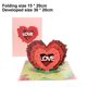 thumbnail image 2 of Tarjeta emergente 3D de aniversario de San Valentín, tarjetas de felicitación con corazón de rosa y sobres, tarjeta de regalo festiva para novia, novio, marido, esposa, 2 of 5