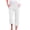 White, variant on Women's Solid Color Linen Blend 7/8 Pants Loose Fit Casual Trousers With Pockets Womens Sweat Pants