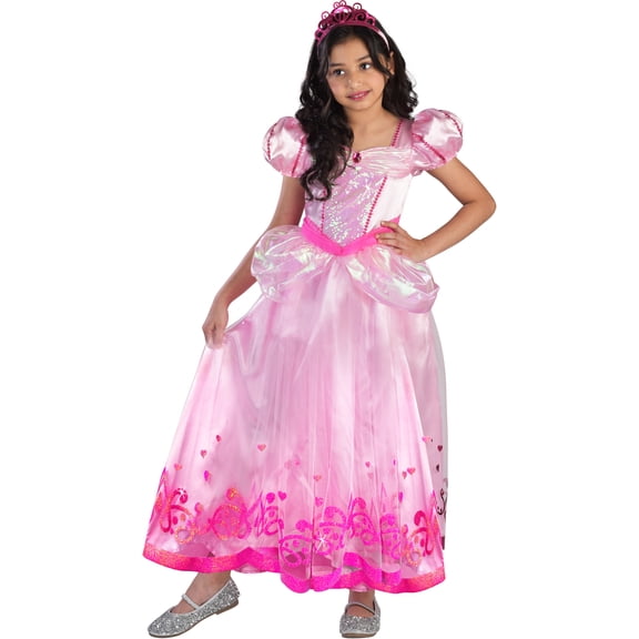 Sweethear Princess Dress, Halloween Costume for Children, Girls' Size S (6/6x), by Way to Celebrate