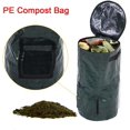 thumbnail image 2 of Bolsa de compost, bolsa de compost orgánica, bolsa de residuos orgánicos, bolsa de compost de 2 tamaños, bolsa de compost de jardín de residuos orgánicos, bolsa de abono plegable, planta de tela (35x6 Feliz Sencillez, 2 of 4