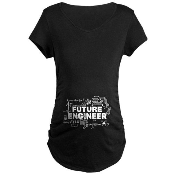 CafePress - Future Engineer Maternity T Shirt - Maternity Dark T-Shirt