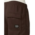 thumbnail image 3 of Ma Croix Men's Casual Loose Fit Fleece Cargo Sweat Shorts with Elastic Deawstring, 3 of 5