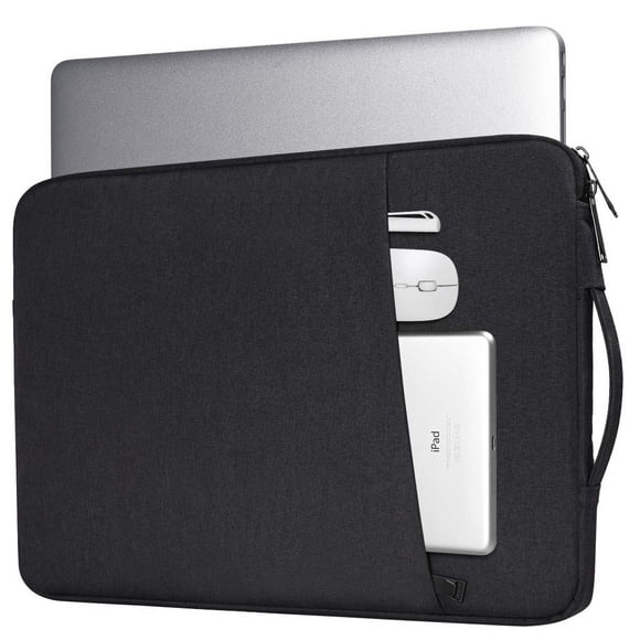15.6 Inch Laptop Sleeve Case for Acer Nitro 5/ Aspire 5/Predator Helios 300/Chromebook 15, Lenovo Yoga 7i 16 Inch, Dell Inspiron 15 5000/Asus Chromebook/HP Pavilion Carrying Bag(Black)