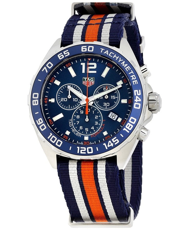 tag heuer formula 1 orange face