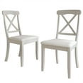thumbnail image 3 of Castle Place Elegant Wooden Dining Chair, Set of 2, White, 3 of 8