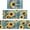 Sunflower Teal, variant on Farmhouse Kitchen Mats for Floor Set of 3 Piece with Runner, Rustic Teal Turquoise Kitchen Floor Mat Rug Carpet Yellow Sunflower Kitchen Decor and Accessories Stuff for Home, Sunflower Teal