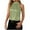 Summer Tops Mint Green, variant on Womens Satin Halter Tops, Sleeveless Shirts for Women Summer Fashion Loose Fit Shiny Crewneck Tank Tops for Party