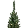 thumbnail image 3 of Northlight 2ct Prelit Artificial Christmas Tree Potted Porch Pine Topiary - Clear Lights, 3 of 6