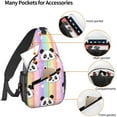 thumbnail image 4 of Sling Backpack Crossbody Sling Bag for Women Men Shoulder Bag Travel Hiking Daypack, 4 of 6