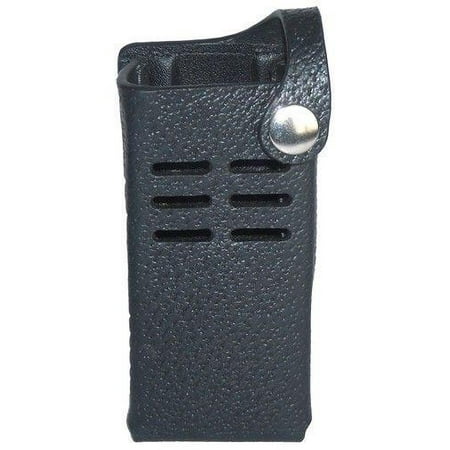 Image of Leather Carry Case Holster for Motorola XPR 3300 Two Way Radio - (Non-Display)