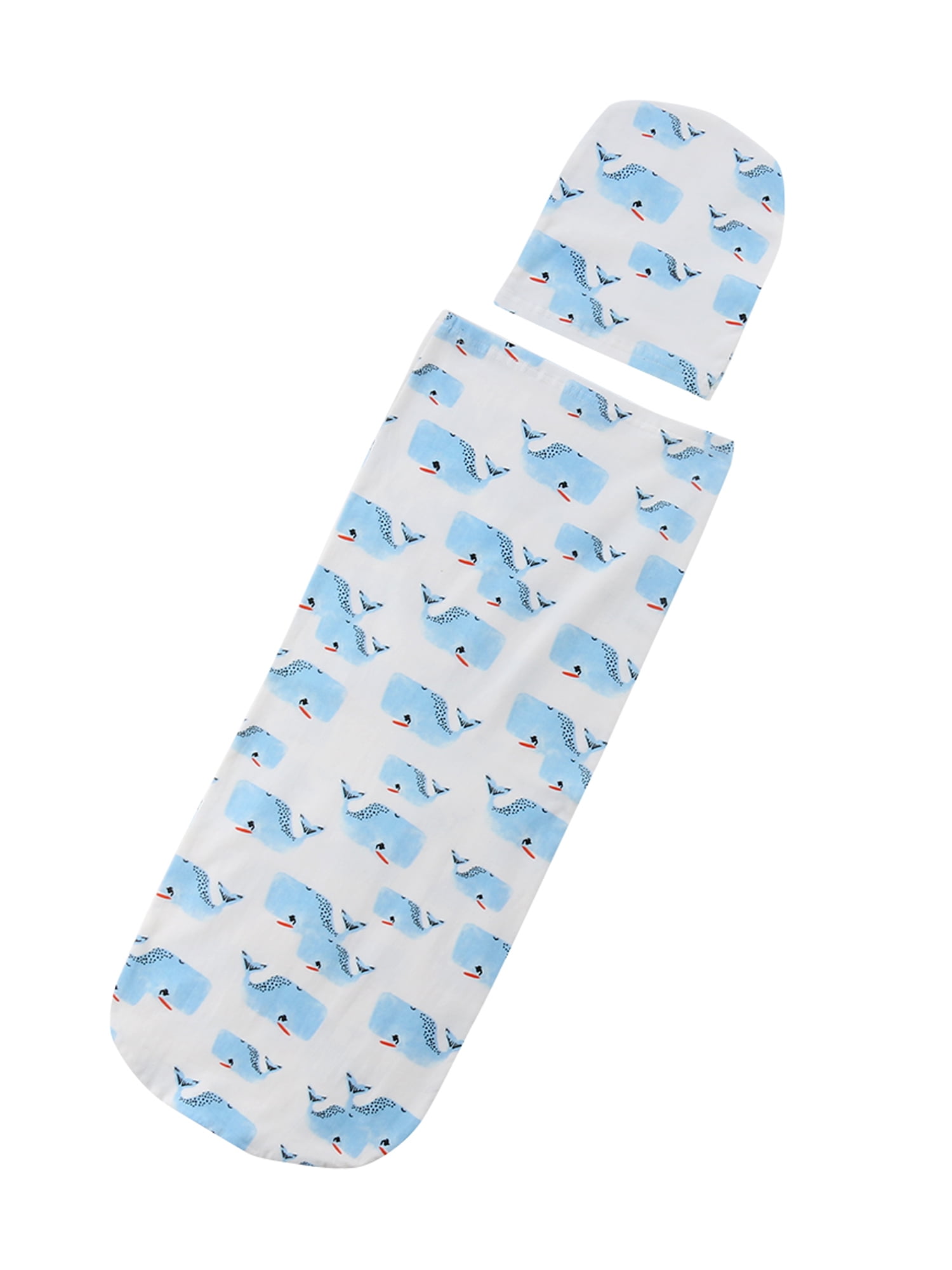 Kuriozud 2Pcs/Set Infant Baby Dinosaur Blanket Swaddle Muslin Wrap