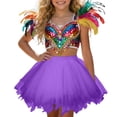 thumbnail image 4 of RMGVDSD Candy Color Tutu Skirt For Girls Performance Dance Ballet Layered Party Wear Tulle Fluffy Tutu Skirt Princess Pettiskirt Fashion 3-8 Years, 4 of 4