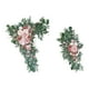 thumbnail image 2 of 2x Arco de flores para boda, hecho a mano, decorativo, estilo granja, artificial, floral Rosa, 2 of 9