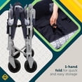 thumbnail image 3 of Safety 1st Summit 4 Seater Wagon Stroller, Quad Wagon Stroller with Canopy, Stroller Wagon for Kids, Foldable Kids Wagon Stroller, Navy Ink, 3 of 5
