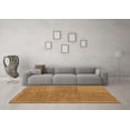 thumbnail image 3 of Ahgly Company Indoor Square Abstract Brown Modern Area Rugs, 6' Square, 3 of 4