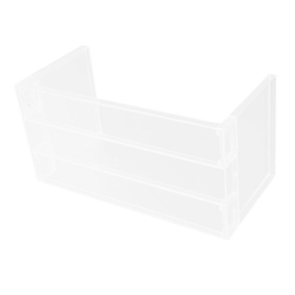 Supvox Transparent Acrylic Fridge Storage Rack for Home Kitchen Refrigerator Organization