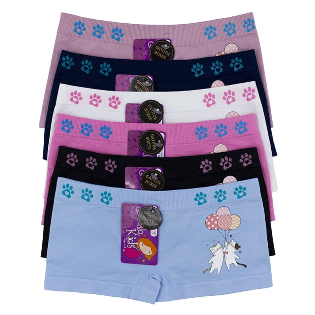 Paquete de Bóxer para Niña Adda Kids Modelo Gatitos, Bóxer, Surtido