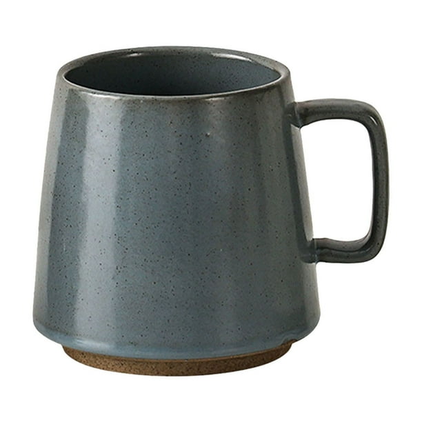 Taza de cerámica avanzada, taza de estilo japonés, taza de café para el hogar, diseño simple B