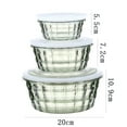thumbnail image 2 of Boovnll Bento Box, Straw Fresh-Keeping Bowl with Lid Household Microwaveable Round Bento Box Lunch, Bento Box Adult, Bento Box for Kids, Lunch Box Containers, 2 of 4
