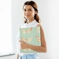 thumbnail image 6 of Butterflies Pattern 12.4x10.6in PVC Round Ring Binder, D-Ring 3-Hole, Metal Clip, 200 Sheets, 6 of 10