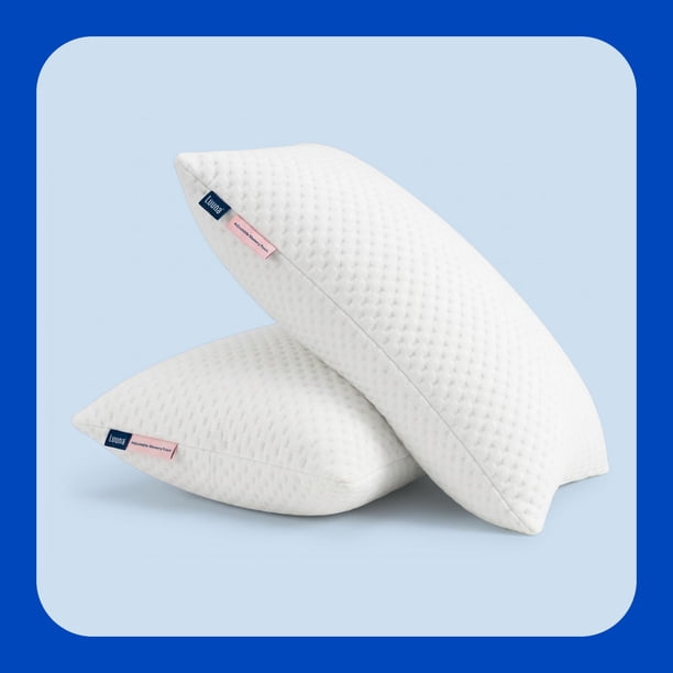 Almohada Luuna Ajustable 2 pack Firme Tamaño King Size Memory Foam
