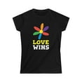 thumbnail image 3 of Love Wins LGBT Pride Rainbow Flag Lesbian Gay Pride Ally Women Tops, 3 of 8