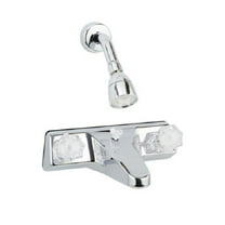 Lasalle Bris 0329R206AF 8 ft. Utopia Tub Shower Valve, Chrome
