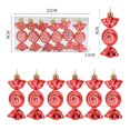 thumbnail image 3 of Árbol de Navidad con colgante de caramelo de plástico para decoración interior familiar (rojo) Ndcxsfigh Para estrenar, 3 of 3