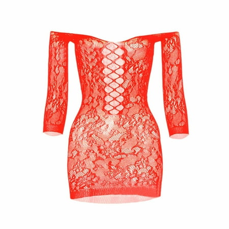 Xuewenshw Women s Lingerie Sexy Sleepwear for Women Sexy Pajamas Lingerie Crotchless Womens Lingerie Crotchless Body Suits for Women