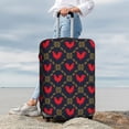 thumbnail image 7 of Disketp Red Rooster Elastic Travel Luggage Cover Travel Suitcase Protective Cover For Trunk Case Apply To 18''-32'' Suitcase Cover-X-Large, 7 of 7