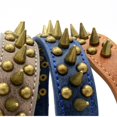 thumbnail image 4 of Collar de perro con tachuelas afiladas, protege el cuello del perro de las mordeduras, se adapta a perros grandes, medianos y pequeños, 1 pieza, 4 of 4