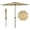 Brown, variant on Abba Patio 9ft Outdoor Patio Umbrella w/ Push Button Tilt and Crank, 8 Ribs, Brown